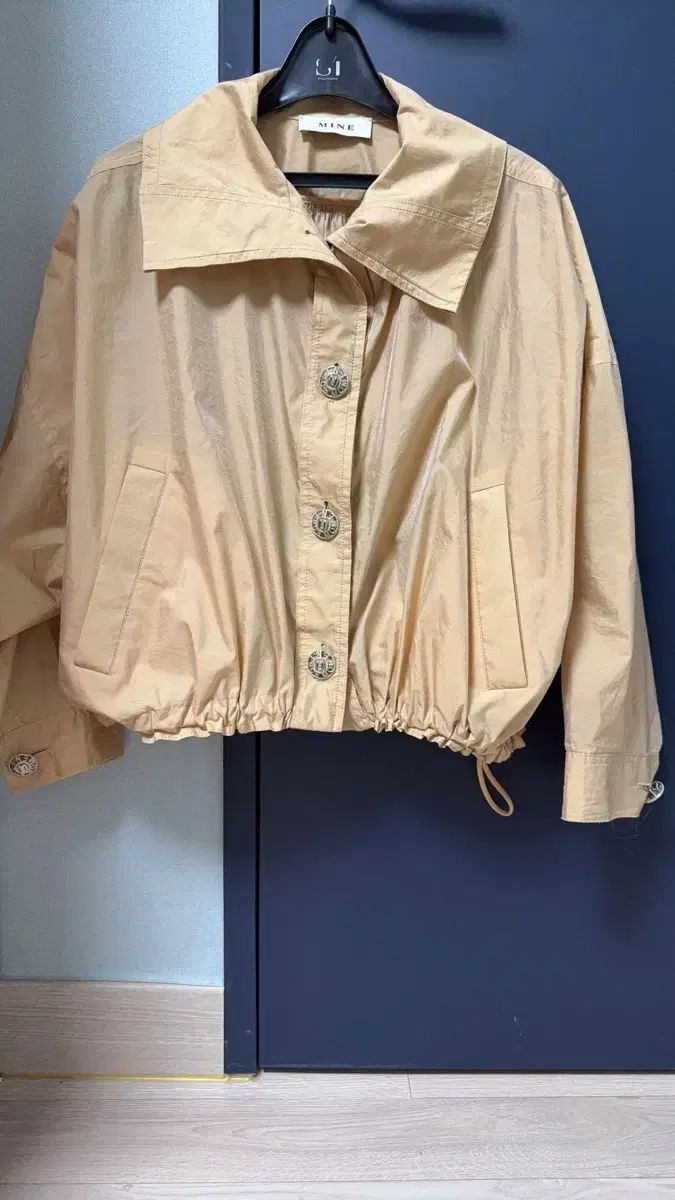 ハンサム MINE マイン クロップド ジャケット アウター ベージュ