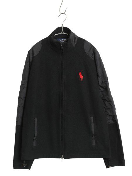 90s ポロゴルフ ラルフローレン ナイロン フリース ジャケット メンズ  
