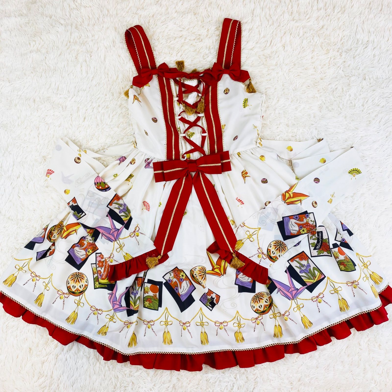 メタモルフォーゼ 和柄 ジャンパースカート ロング 浴衣 大正浪漫 着物