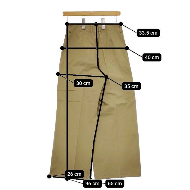 AURALEE WASHED FINX LIGHT CHINO WAIDE P A8SP03CN チノパンツ