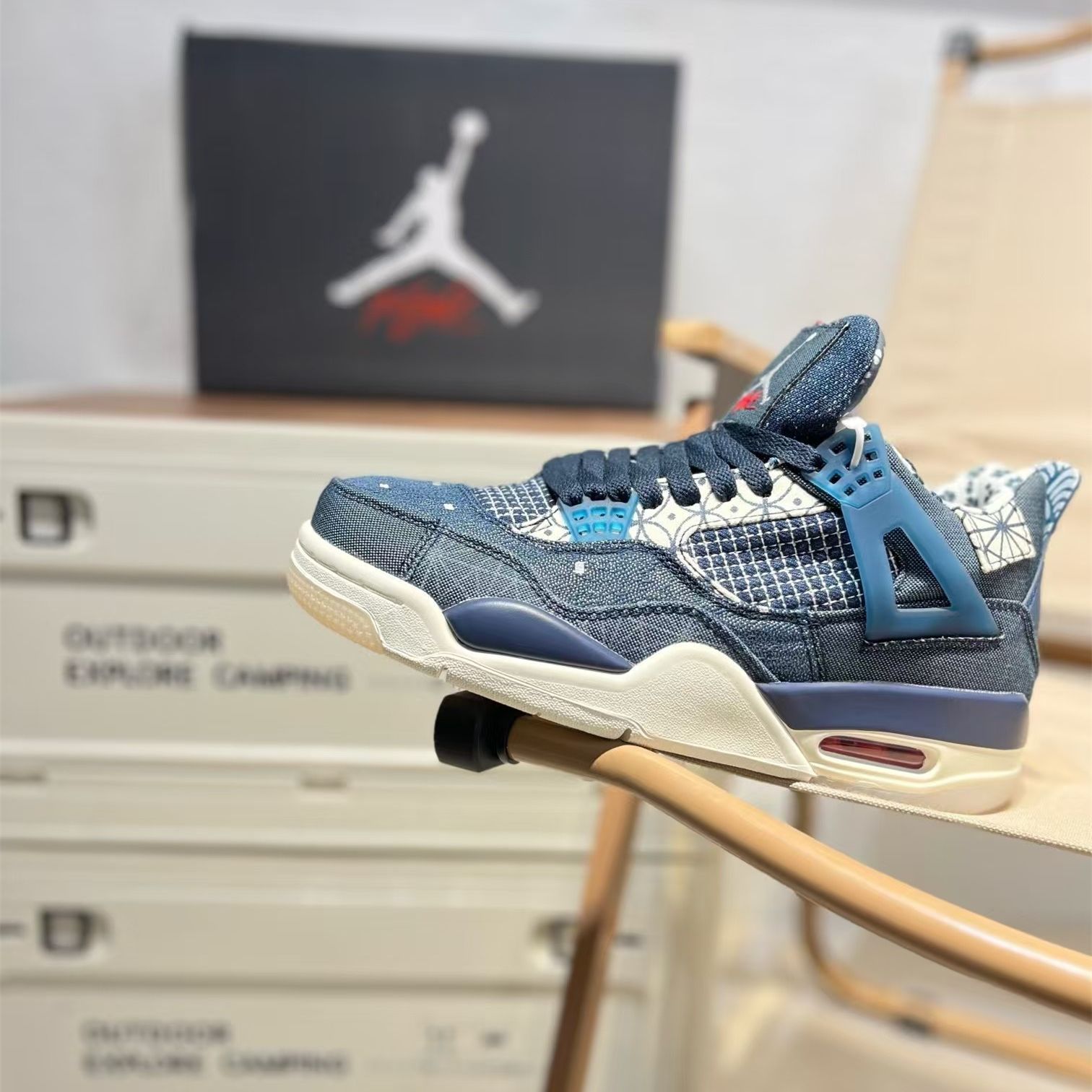 NIKE ナイキ AIR JORDAN 4 RETRO SE 'SASHIKO' エア ジョーダン 4 レトロ スペシャルエディション 