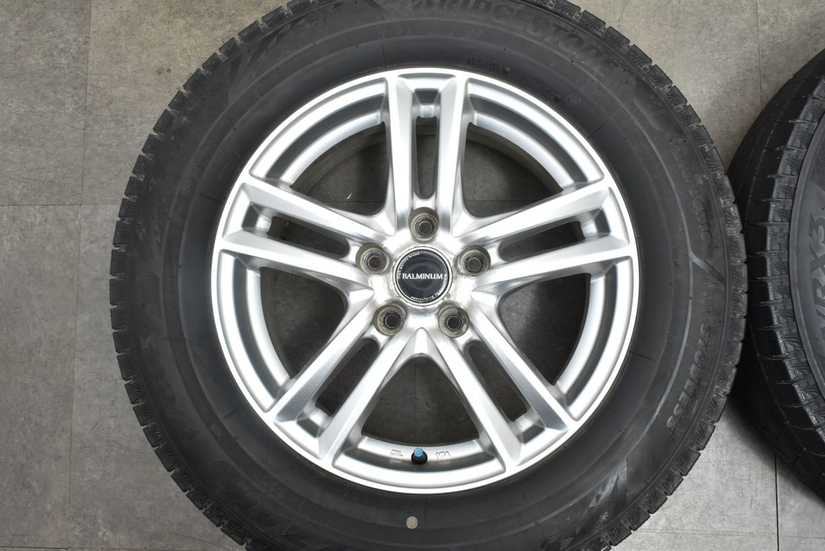 バリ溝 VRX3付】バルミナ 16in 6.5J +35 PCD114.3 ブリヂストン 