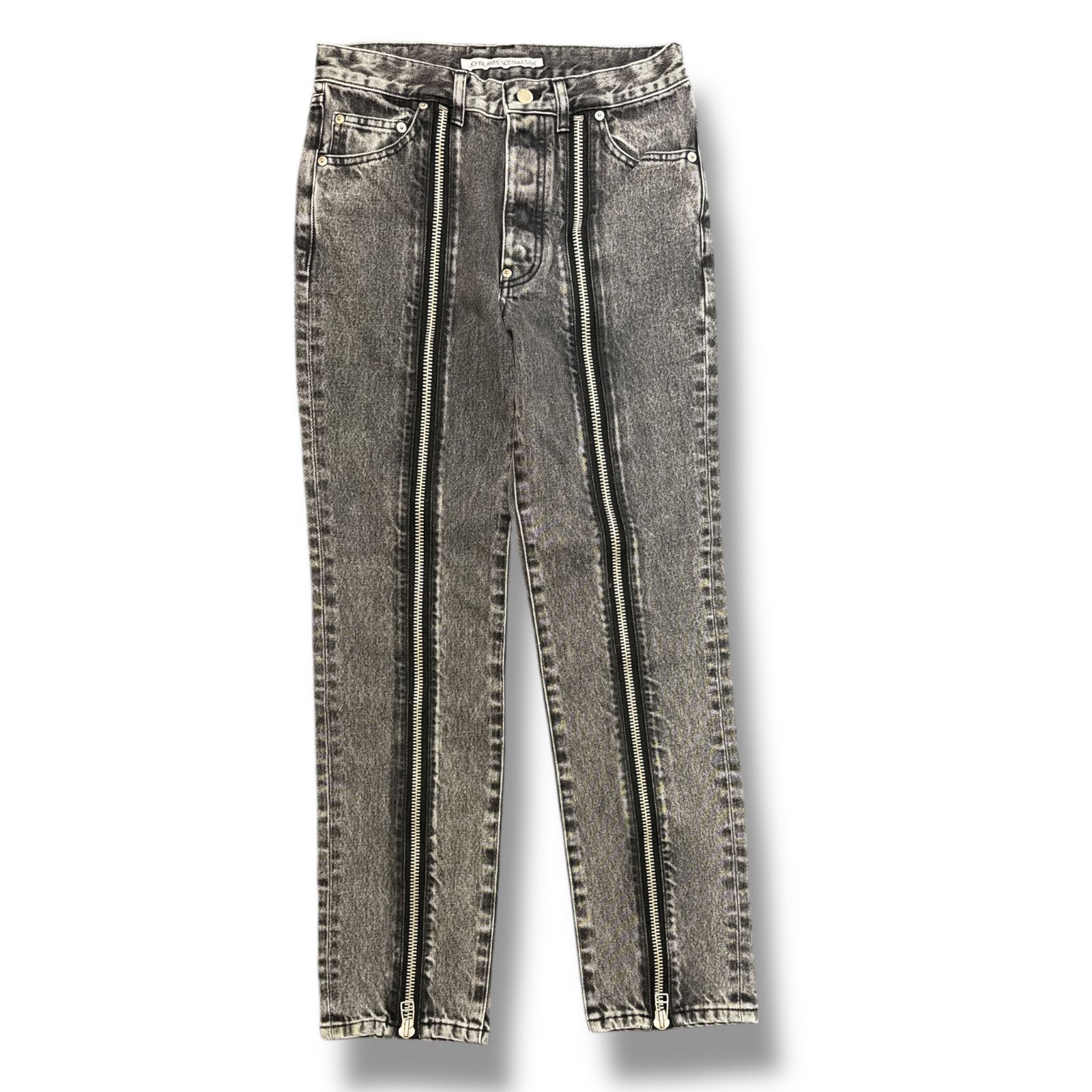 参考上代49500円 未使用品 JOHN LAWRENCE SULLIVAN WASHED DENIM ZIPP 