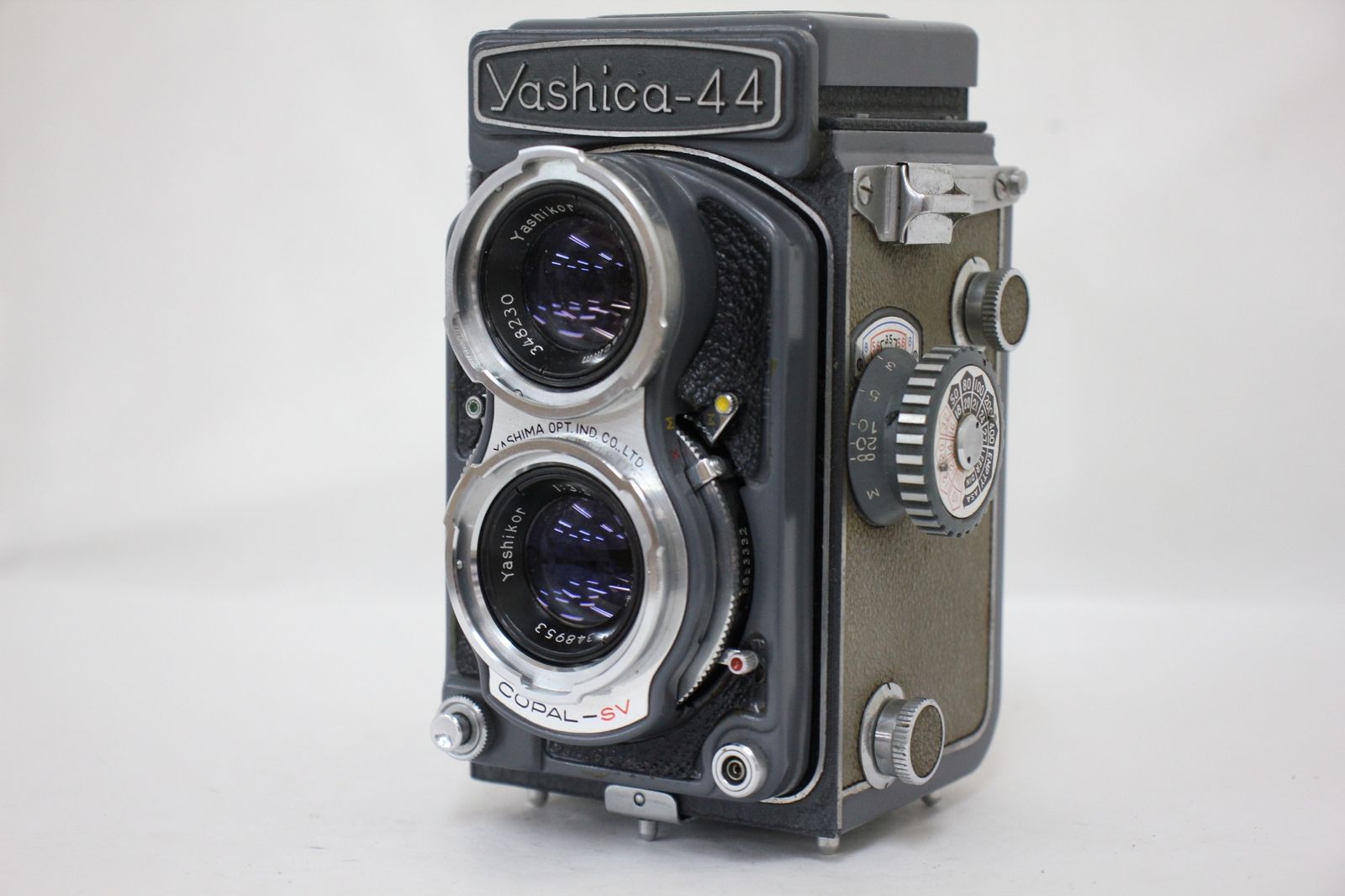 返品保証 ヤシカ Yashica-44 Yashikor 60mm F3.5 二眼カメラ e2755