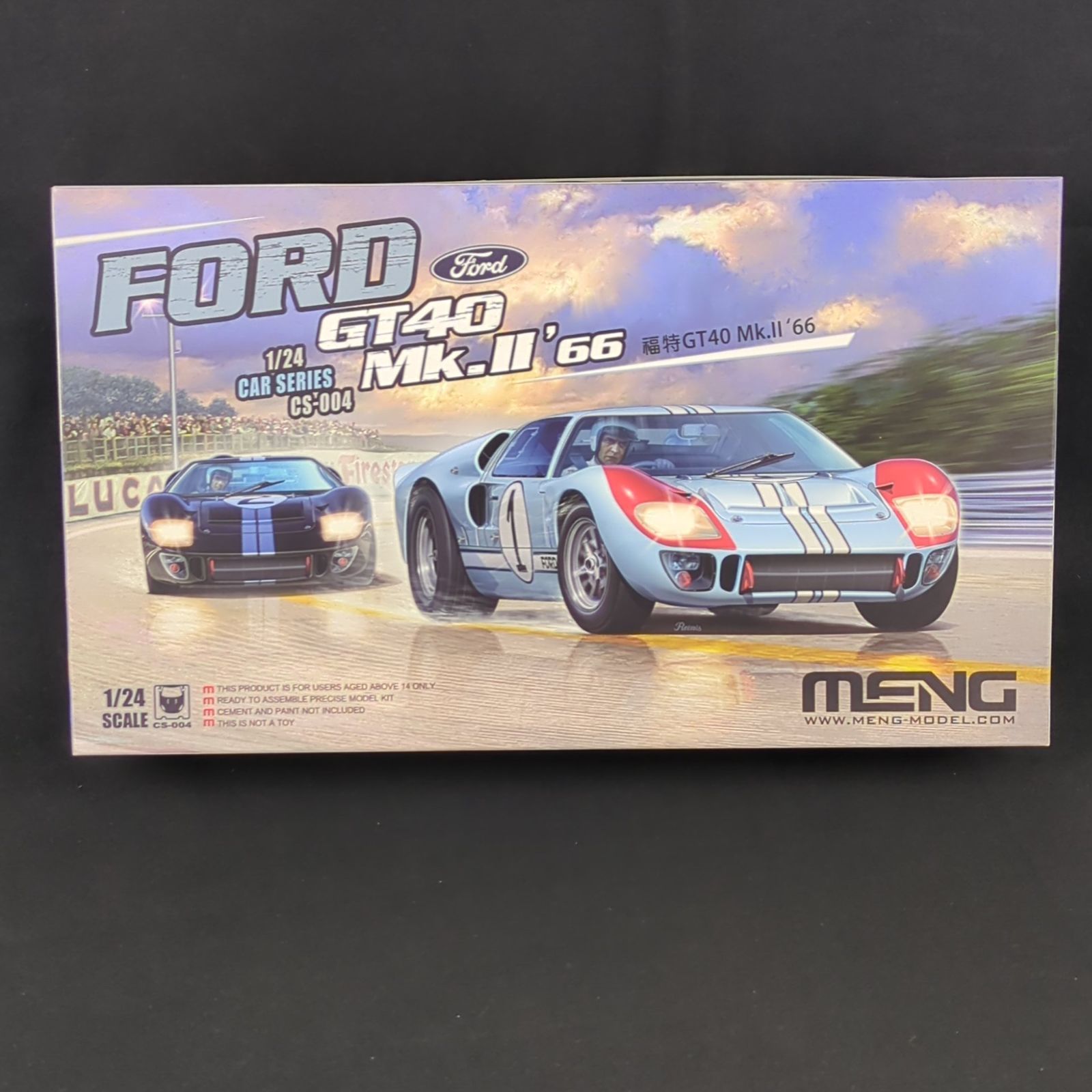 超 キット GSIクレオス MCS004 1|24 MENG CS-004 フォードGT40 Mk.II 66