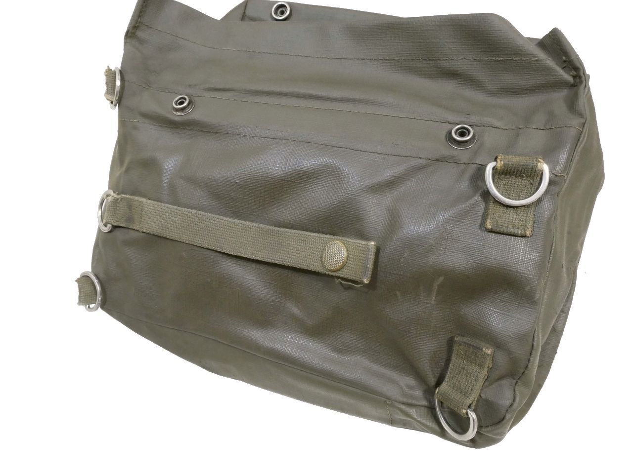 スイス軍 SM74 ガスマスクバッグ OD 中古良 スイス軍 SM74 ガスマスク
