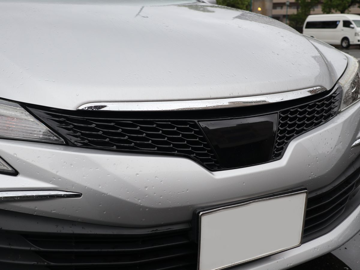 Tint+カット済エンブレム スモークフィルム(ブラックスモーク 5％)130マークX GRX130/GRX133/GRX135 後期