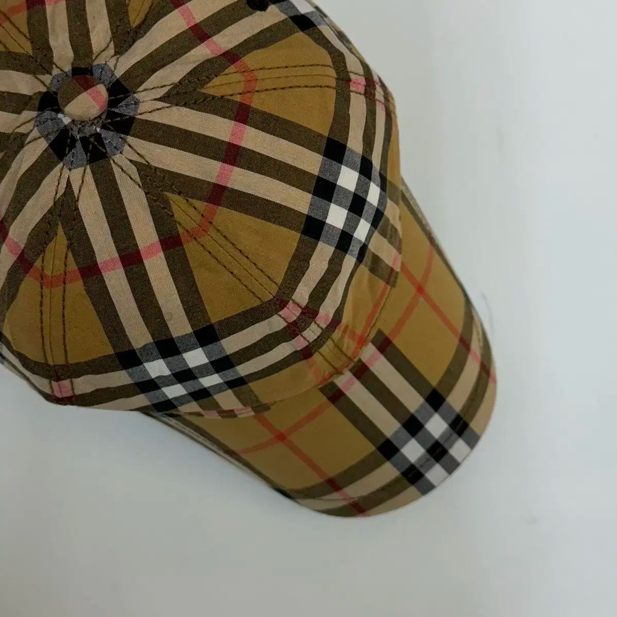 メンズ B*i様 BURBERRY チェック柄 ベースボールキャップ M