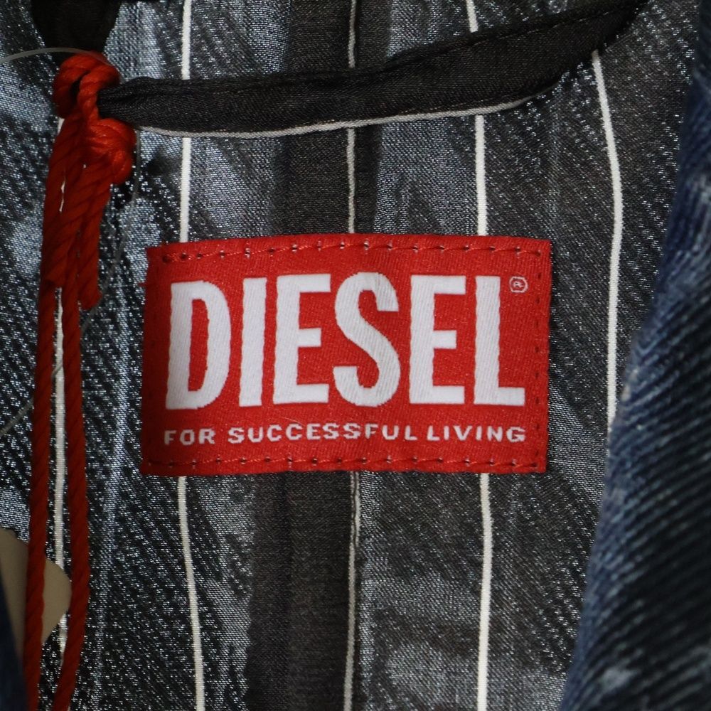【関税込み】Diesel ブラック＆ブルー De-Pia-Fse デニムコート 楽天市場】DIESEL(ディーゼル) サイズ:S DE-PIA-FSE シースルー