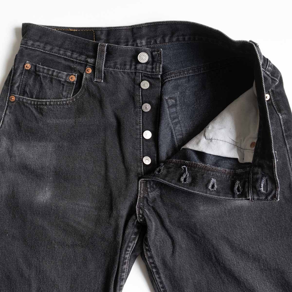 h*y様 ゴールデンサイズ リーバイス 501 ブラック USA製 34×30 ゴールデンサイズ】 LEVI'S 【90s 501 ブラックデニムパンツ
