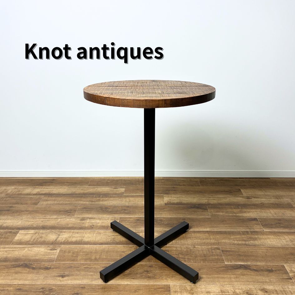 Knot antiques TRIP CAFE TABLE 関家具 ノットアンティークス トリップ カフェテーブル カウンターテーブル ブラウン