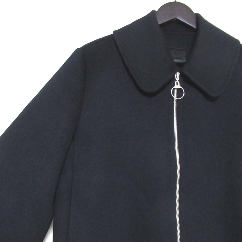 美品【フォクシー】コート ジャケット カシミヤ 金ボタン ブラック