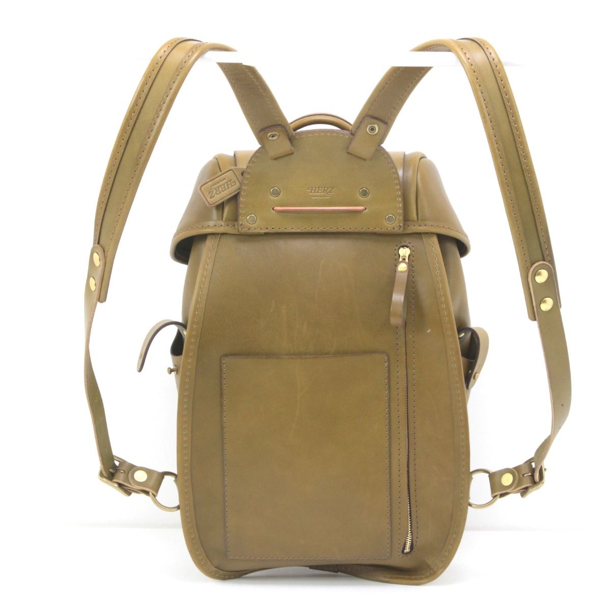 HERZ リュック オリーブ - メルカリ 