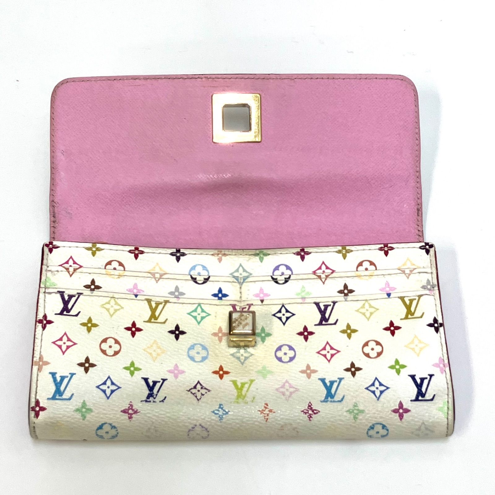 ルイヴィトン　モノグラム　マルチカラー　ポルトフォイユ　サラ　長財布　ホワイト 楽天市場】【財布】LOUIS VUITTON ルイ ヴィトン モノグラム