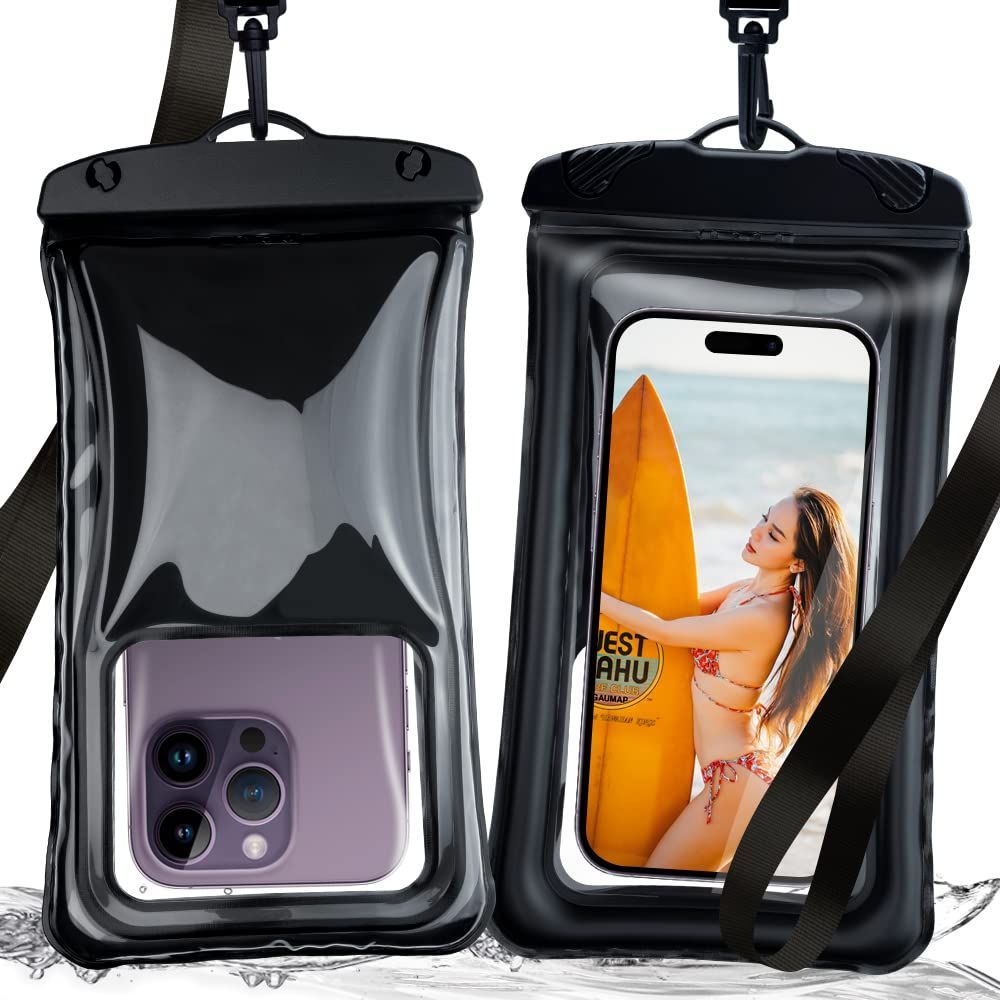 【数量限定】12 11 Max XR Pro SE 13 Android 14 7 iPhone インチ以下対応 浮き輪 タッチ快適 画面操作 小物管理 通話 お風呂 撮影 海 顔認証 プール IP68認証 水泳 水に浮く 温泉など適用 防水ケース Andro