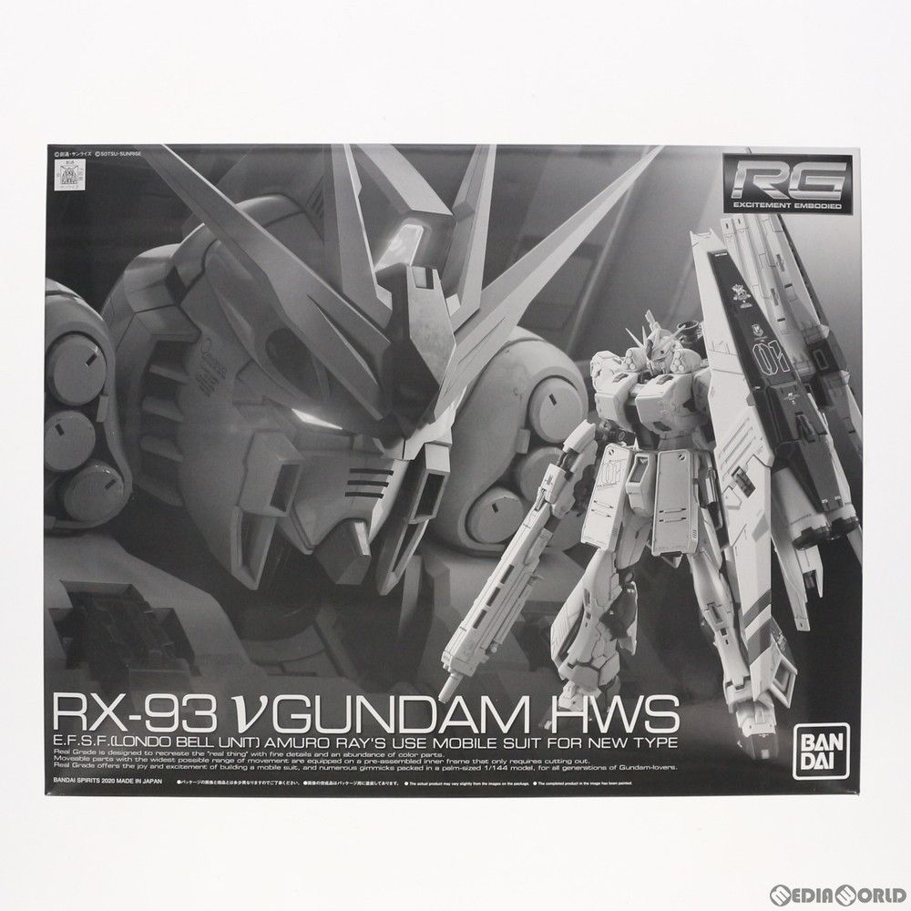 BANDAI - プレミアムバンダイ限定 RG 1/144 FA-93HWS νガンダムHWS 機動戦士ガンダム 逆襲のシャア プラモデル(5060912) バンダイスピリッツ プレミアムバンダイ限定 RG 1/144 FA-93HWS νガンダムHWS 機動