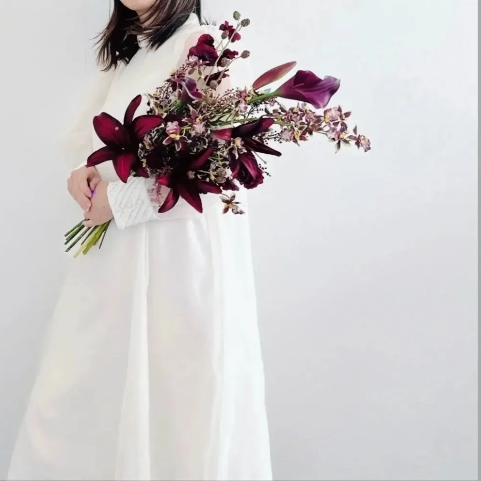 アーティフィシャルフラワーウェディングブーケ&ブートニア