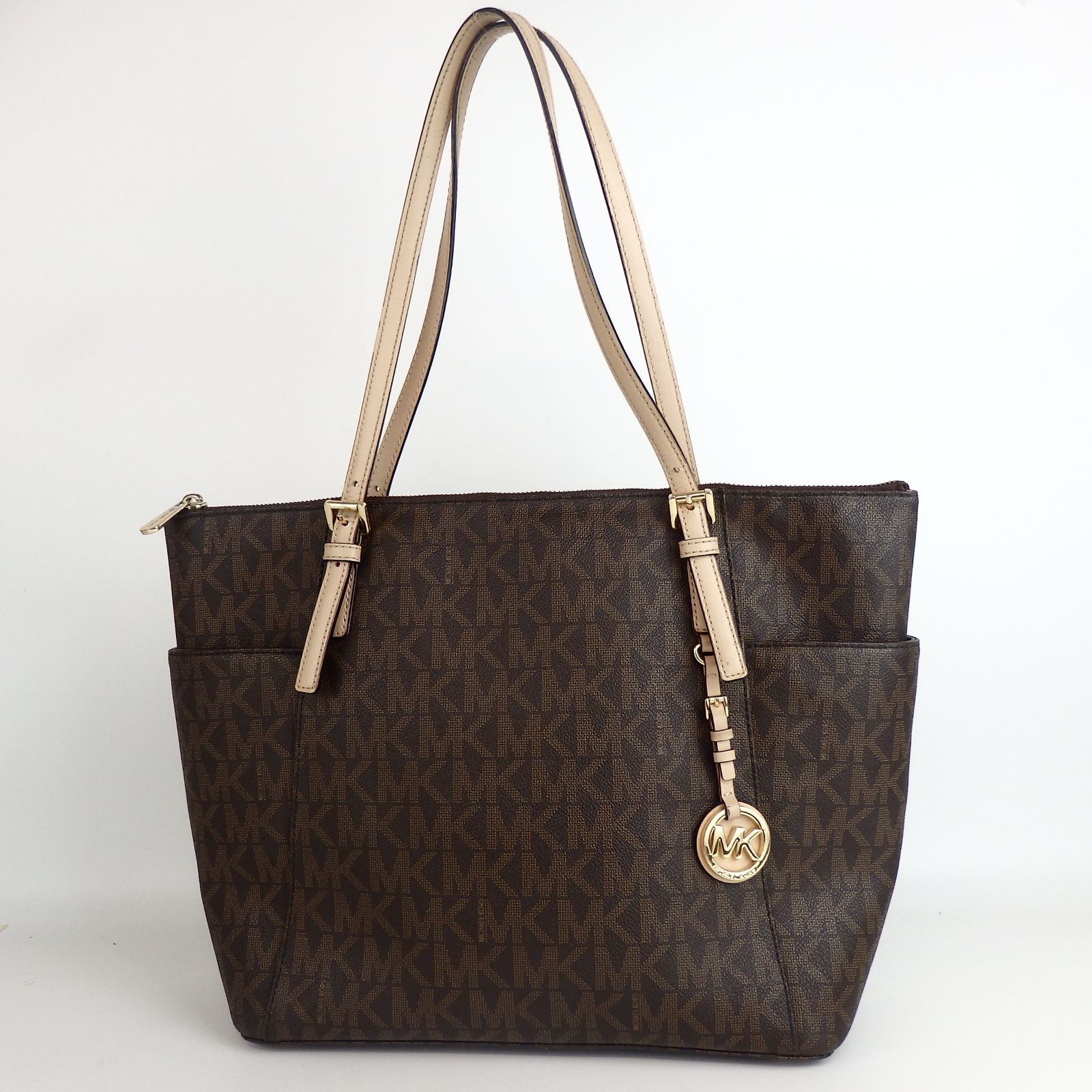 レディース 【MICHAEL KORS】マイケルコース MK柄 総柄 MKロゴ トート 