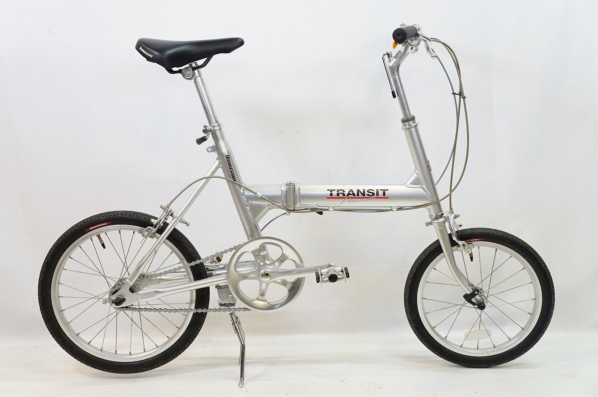ジャンク BRIDGESTONE 「ブリヂストン」 TRANSIT LIGHT 2001年頃 16インチ 折り畳み自転車 / バイチャリ熊谷店