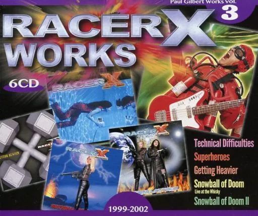 【CD16枚】ポール・ギルバート・ワークス vol. 1 - 3 中古】洋楽CD レーサーX / レーサXワークス(ポール・ギルバート