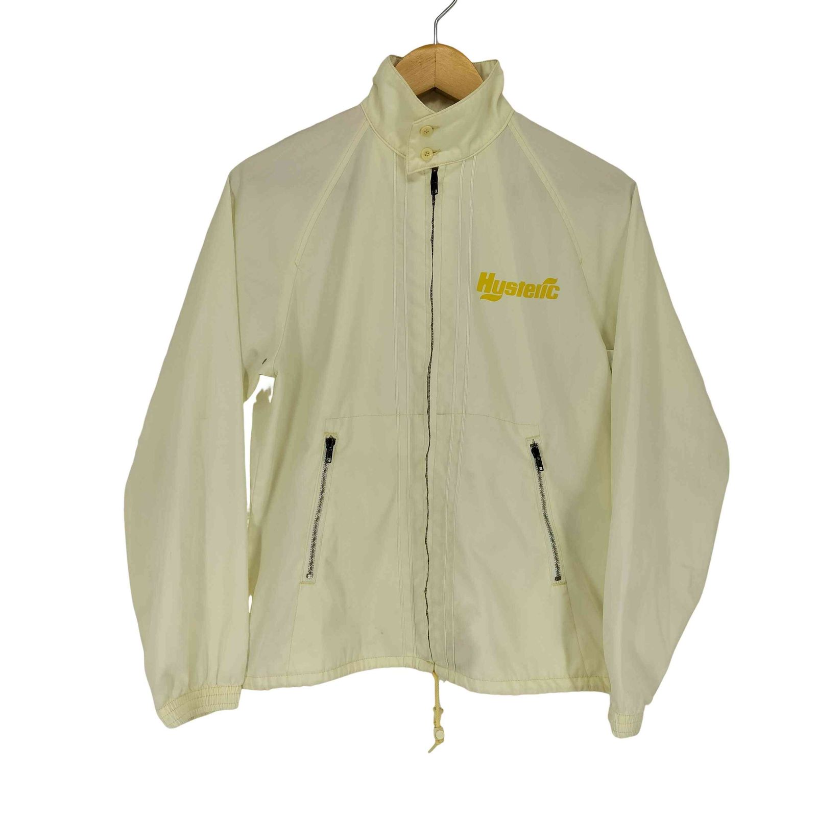 【美品】HYSTERIC GLAMOUR ジャケット バックプリントロゴ 古着 美品】HYSTERIC GLAMOUR ジャケット バックプリントロゴ 古着