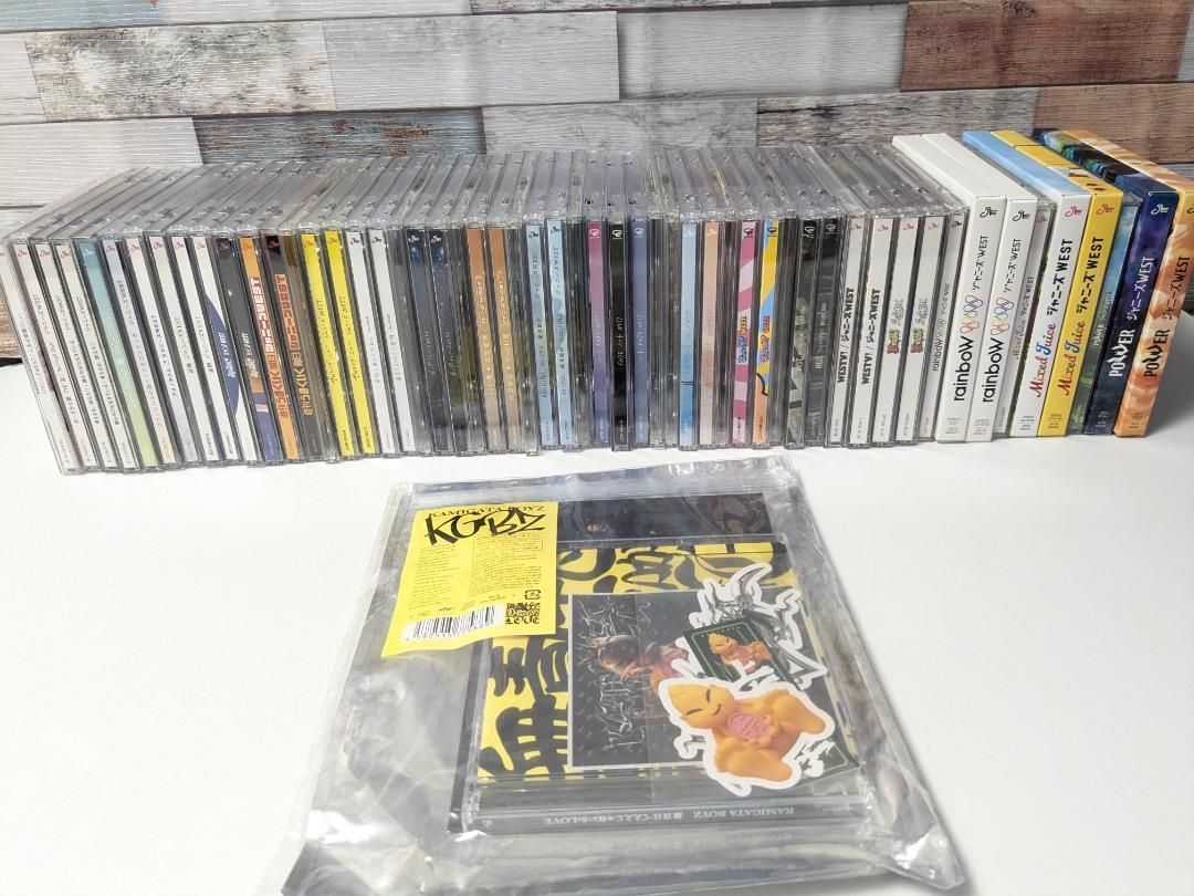 WEST. アルバム、シングルCD 55本セット　まとめ売り WEST. アルバム、シングルCD 55本セット まとめ売り - メルカリ