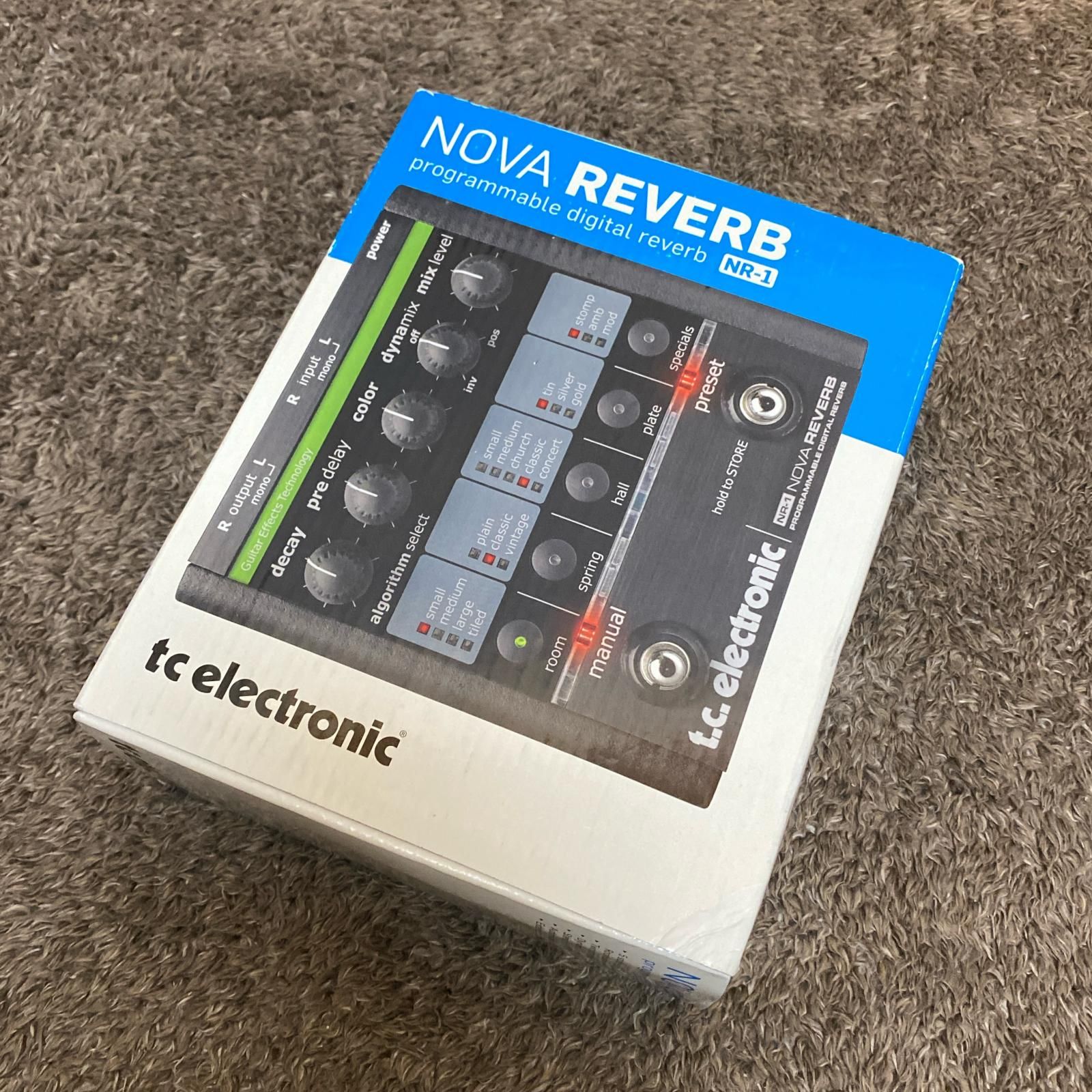 t.c. electronic Nova Reverb ギターエフェクター TC Electronic | Product | NR-1 NOVA REVERB