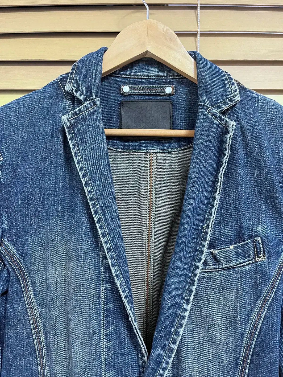 Radmess mens BiGi ユニセックス ウォッシュジーンズジャケット M サイズ