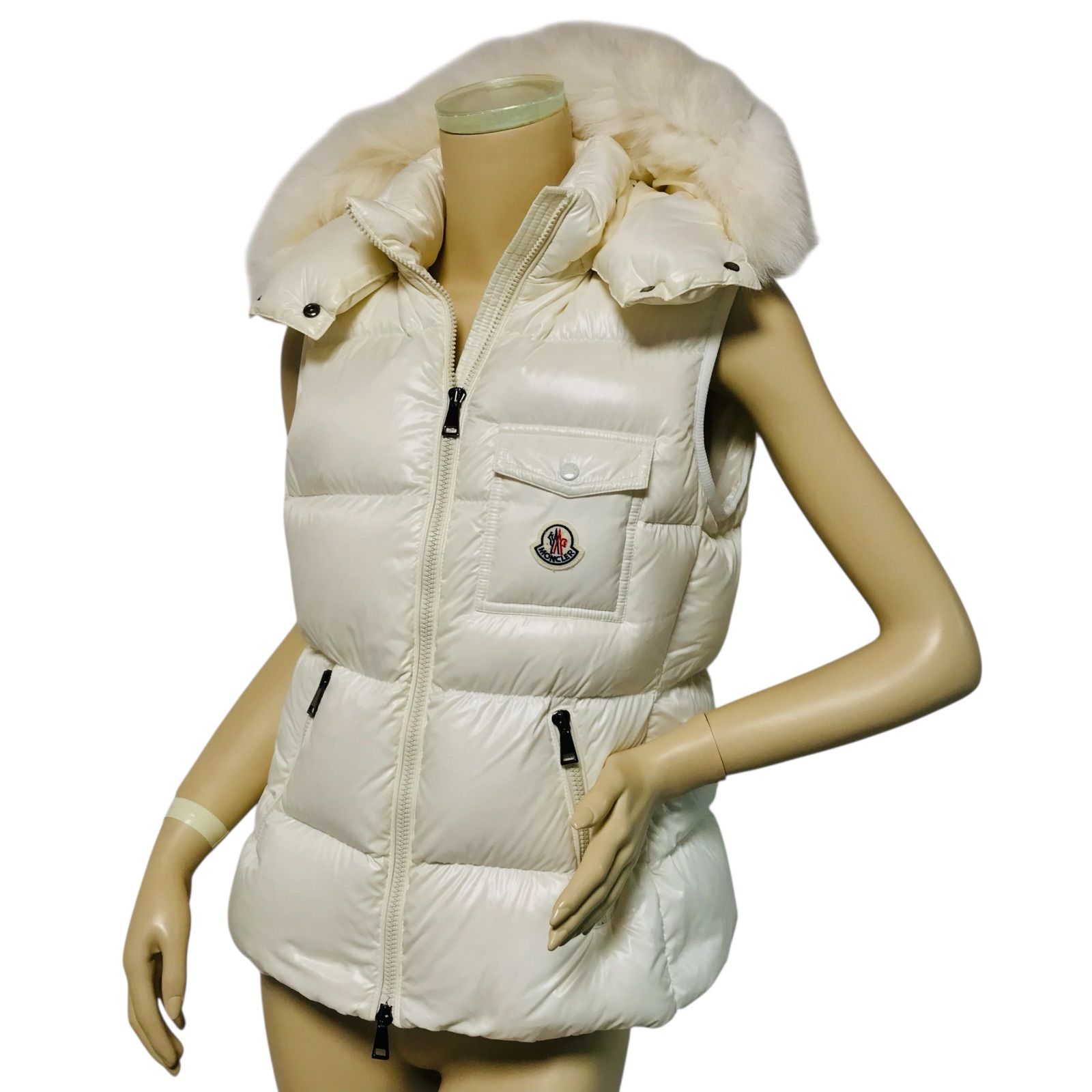 モンクレール MAGLIA GILET スウェット切替ダウンベスト ☆MONCLER