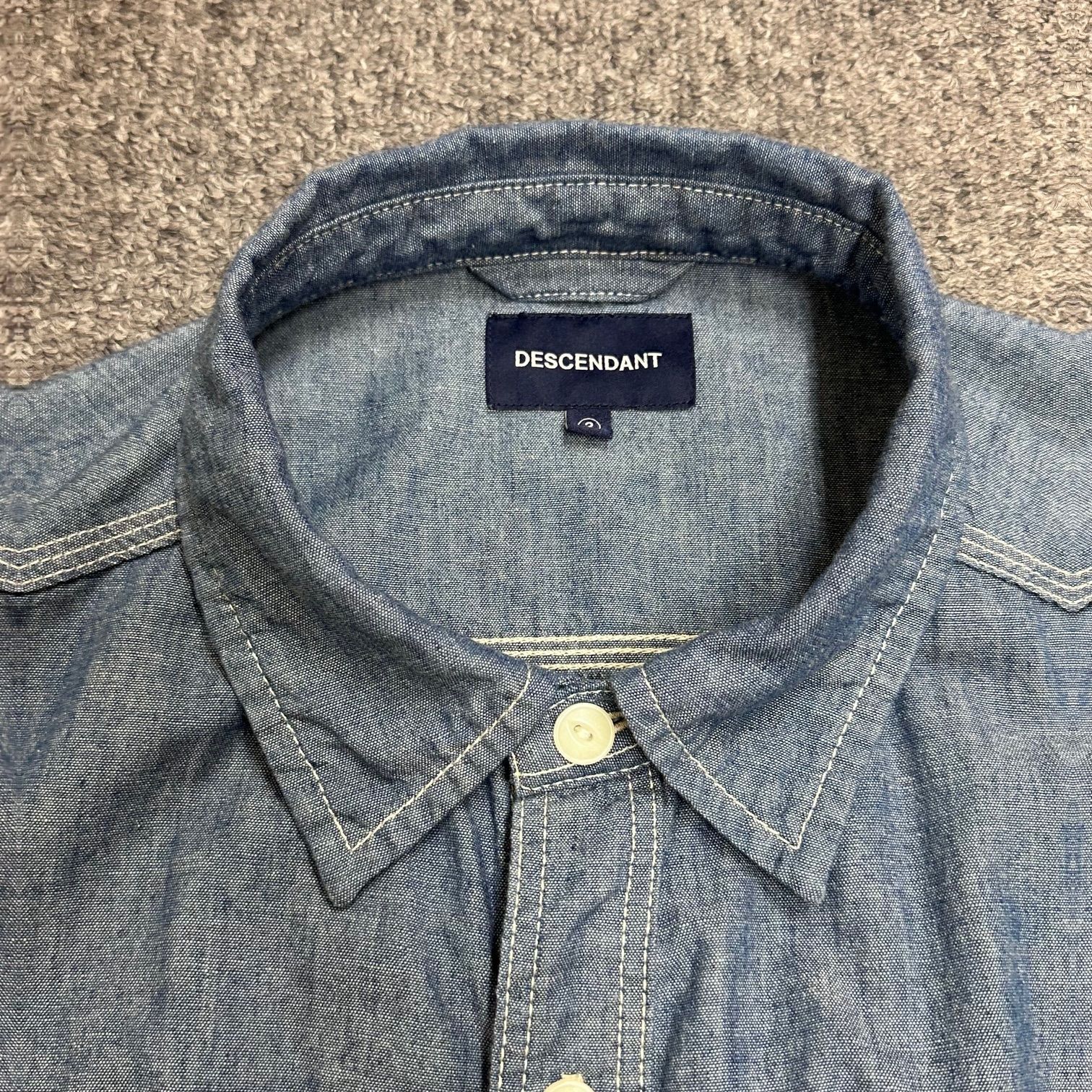 日本全国送料無料商品人気ランキング 参考上代27500円 DESCENDANT 25SS NORMAN CHAMBRAY LS SHIRT トップス