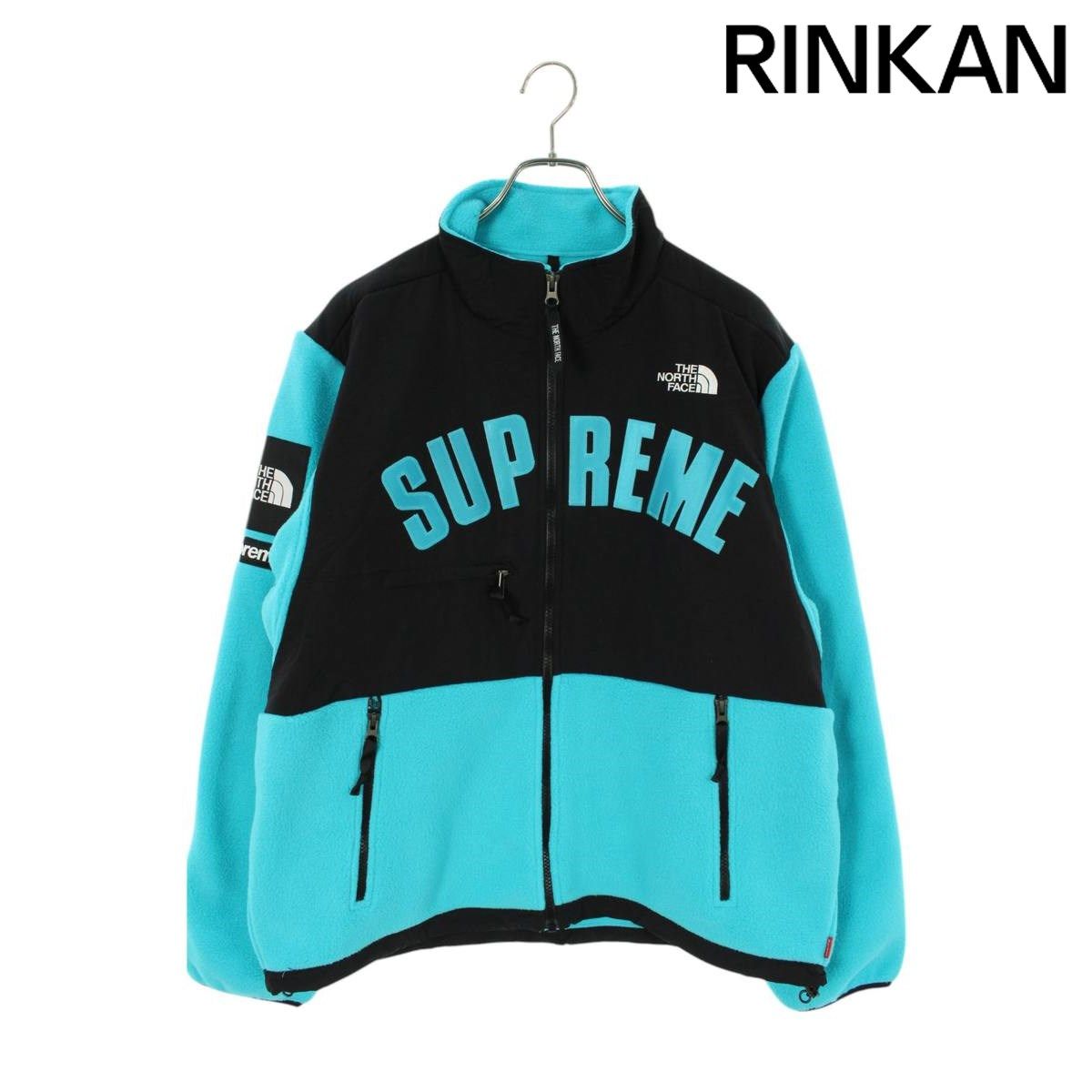 シュプリーム ×ノースフェイス THE NORTH FACE  19SS  The North Expedition Arc Logo Denali Fleece Jacket アーチロゴデナリフリースブルゾン メンズ M