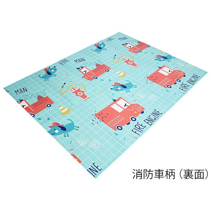 JTC baby XPEプレイマット イラスト入り 195×147cm リバーシブル おりたたみ 軽量 防水-9