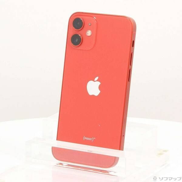 〔 〕iPhone12 mini 128GB プロダクトレッド MGDN3J A SIMフリー 258