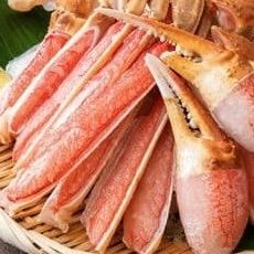 生食用 冷凍生紅ズワイガニハーフカットポーション1kg