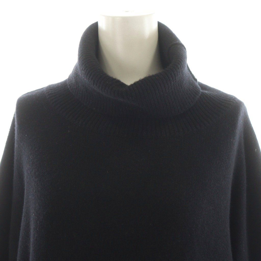 エヴリデイアイライク タートルネック　ニットプルオーバー　ブラック　ゆったり エヴリデイアイライク タートルネック ニットプルオーバー ブラック