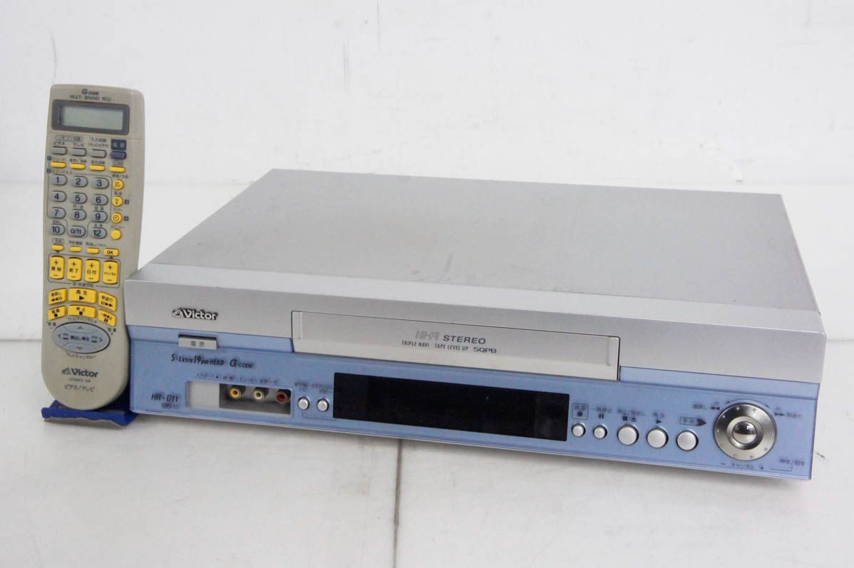 JVC Victorビクター ビデオカセットレコーダー HR-G11 VHSビデオデッキ JVC Victorビクター ビデオカセットレコーダー HR-G11 VHSビデオデッキ