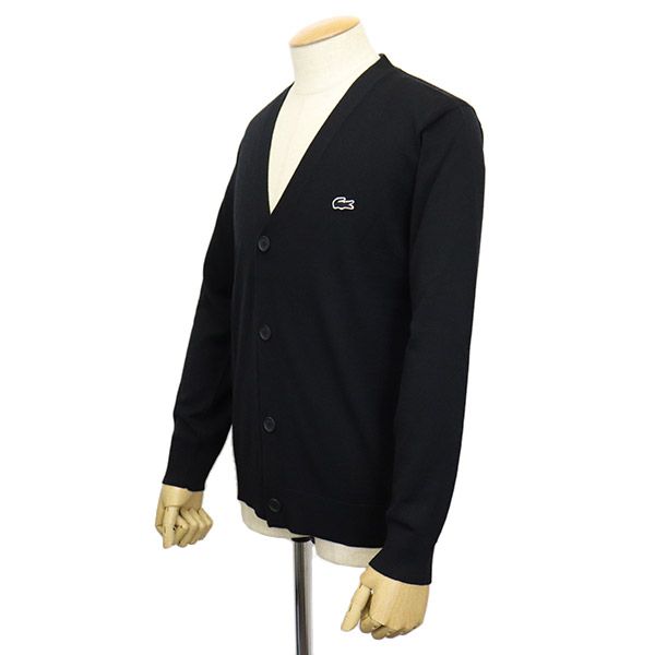 ラコステ ウォッシャブルウールVネックニットカーディガン 031 サイズ4