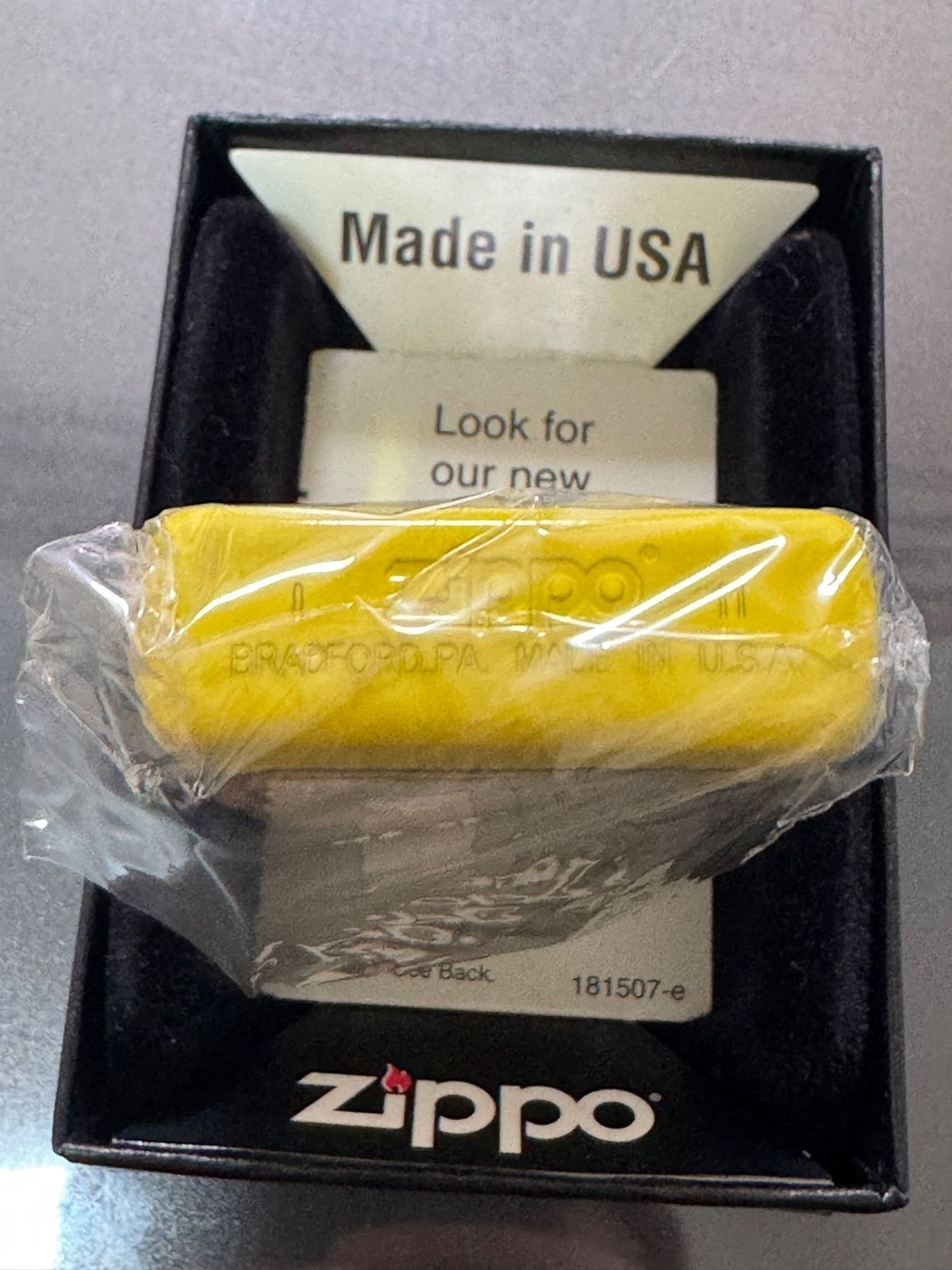 zippo Hi Lite INAZMA MENTHOL 品 ハイライト イナズマ メンソール 2011年製 JT 両面デザイン デットストック ケース 保証書