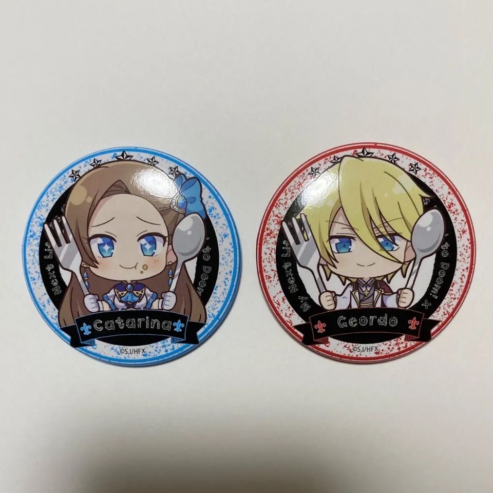 はめふら　缶バッジ　カタリナ　ジオルド はめふら ジオルド 缶バッジ はめふら 缶バッジ カタリナ