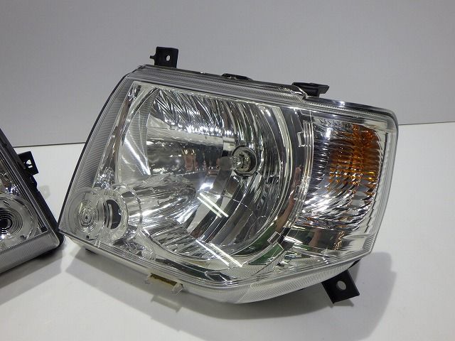 H58A パジェロミニ 後期　ハロゲン ヘッドライト 左右　 レべ付 Yahoo!オークション -「パジェロミニ h58a ヘッドライト 左右