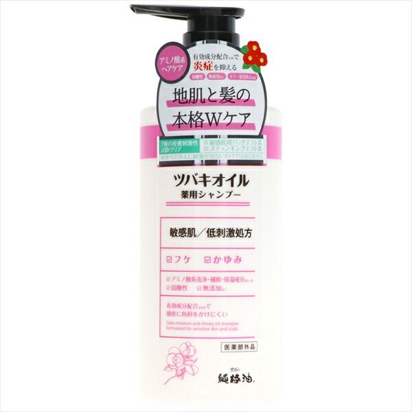 ツバキオイル 薬用シャンプー 【 黒ばら本舗 】 【 シャンプー 】ツバキオイル薬用シャンプー４５０ＭＬ×24点セット