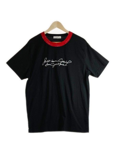 GIVENCHY ジバンシー Logo print ロゴ刺繍 Tシャツ ブラック sizeM