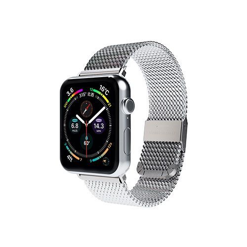 miak CLIP MESH BAND for Apple Watch 41/40/38mm シルバー SMAMA-W3840SL
