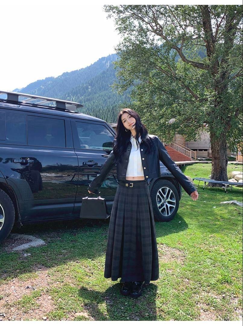 ロングプリーツスカート