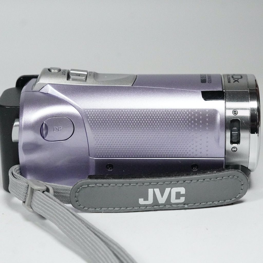 動作美品✨ Victor Everio GZ-HM33-V デジタルビデオカメラ JVC Victor Everio GZ-HM33-V パープル 元箱 動作OK 返金保証 /1913