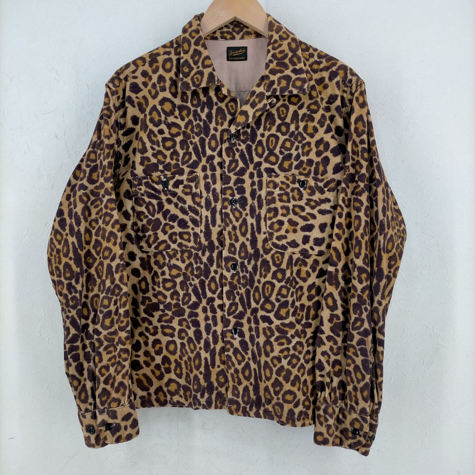 テンダーロイン TENDERLOIN T-CORDUROY SHT レオパード コーデュロイ 
