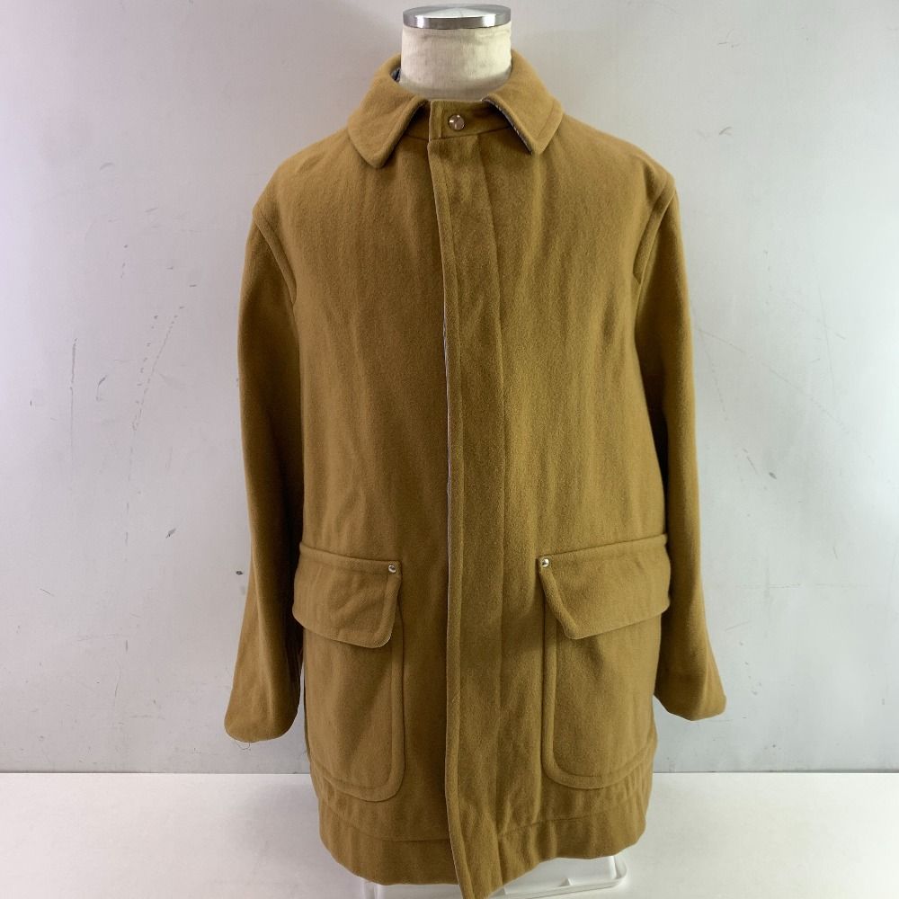 04w5041▽ MackintoshxPaul Smith マッキントッシュxポールスミス メルトンコート チェスターコート ベージュ M 八王子店