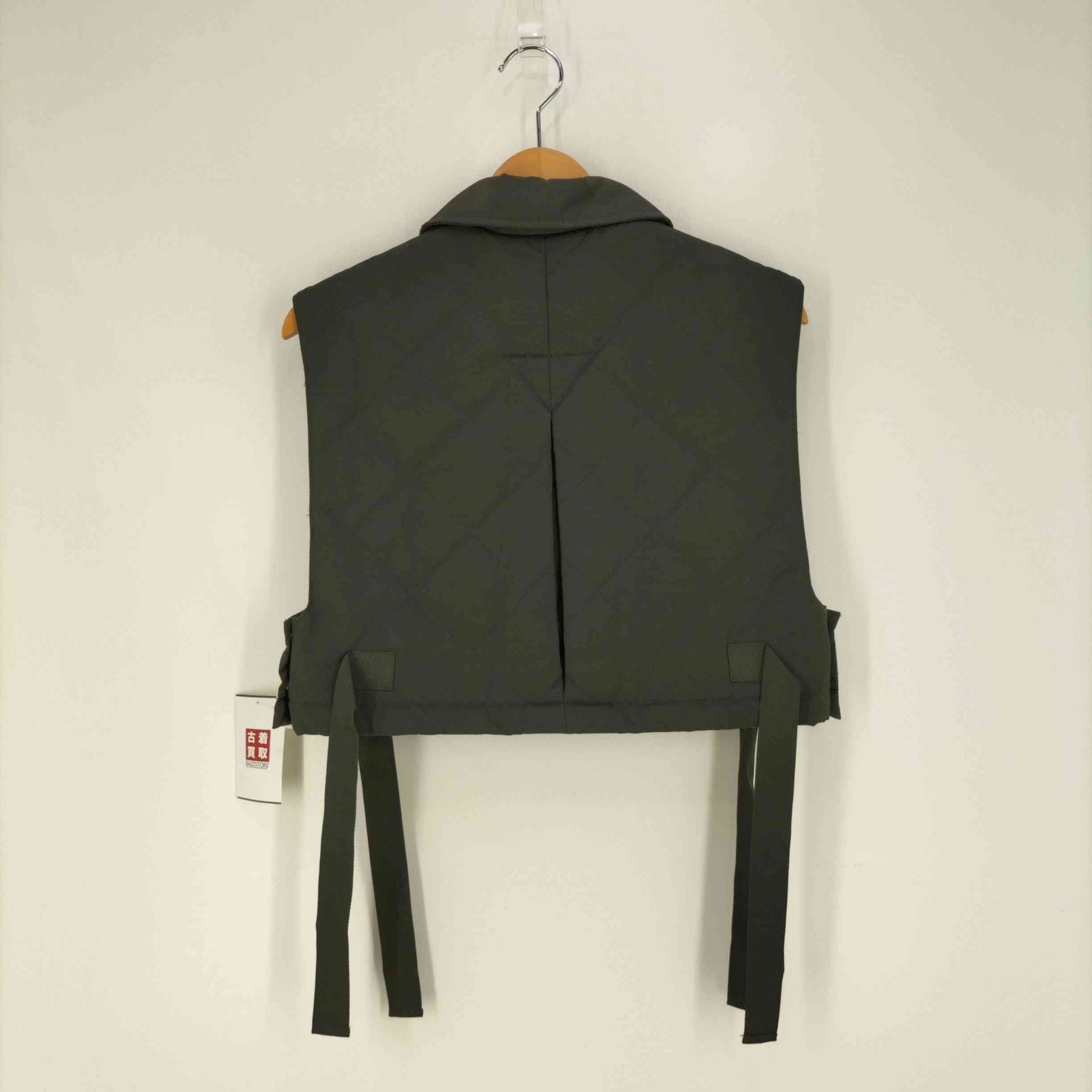 HYKE / ハイク | 2023AW | FLEECE CROPPED VEST / フルジップ