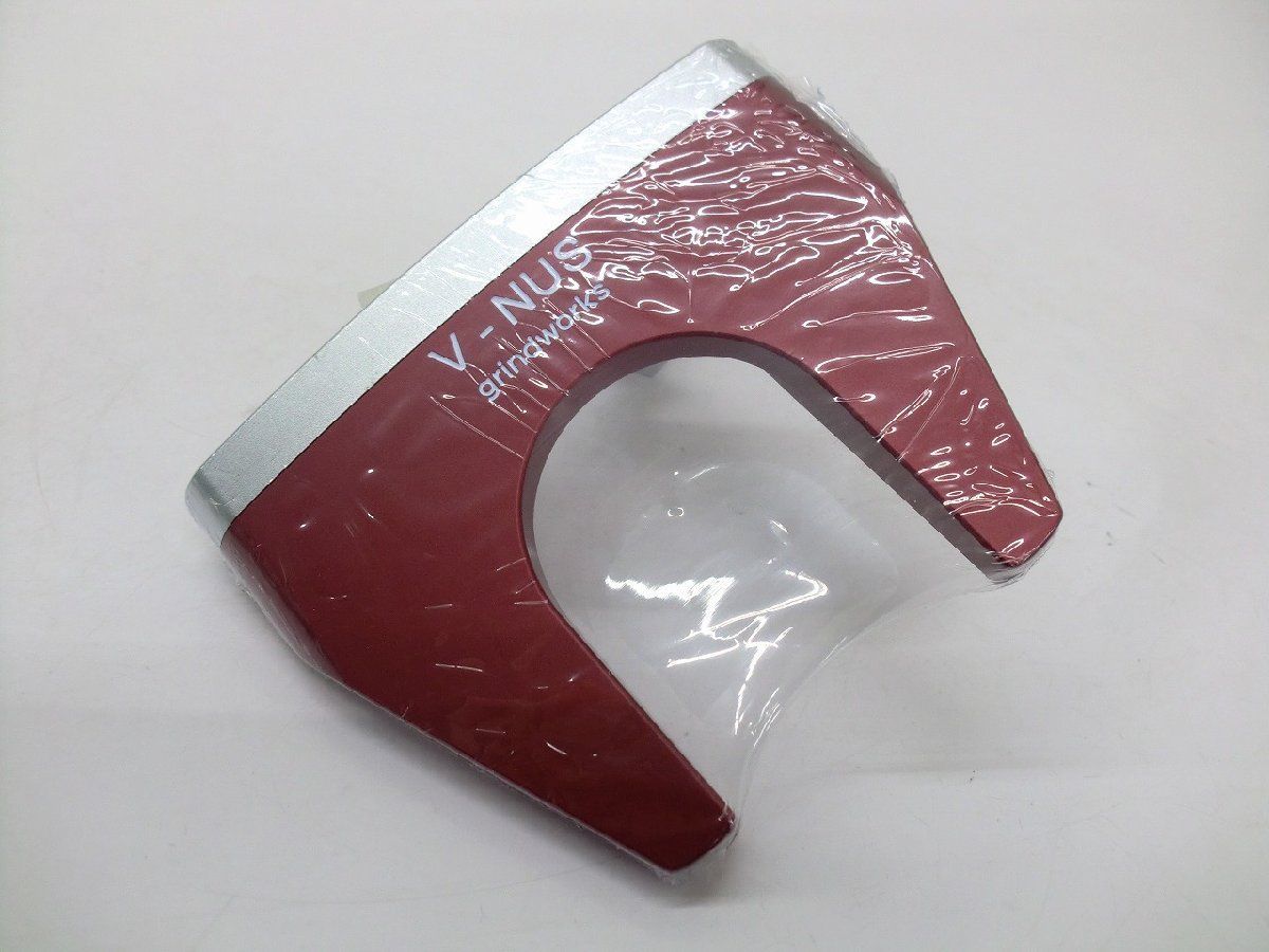 未使用品　グラインドワークス V-NUS パター ヘッドのみ（カバー付）