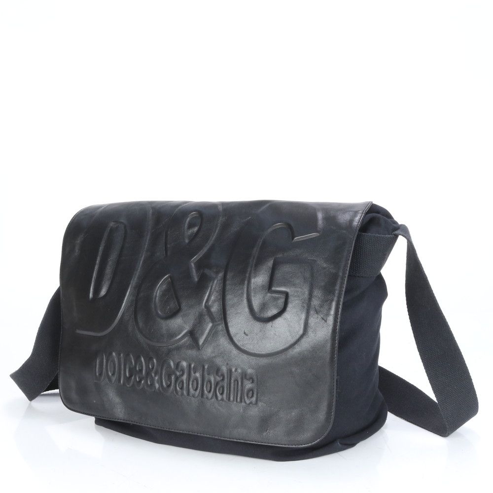 美品 D&G ドルチェアンドガッバーナ ホログラムシール付 レザー